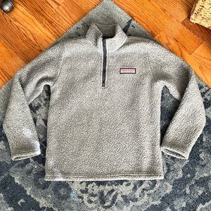 Vineyard Vines Gray Pullover Fleece